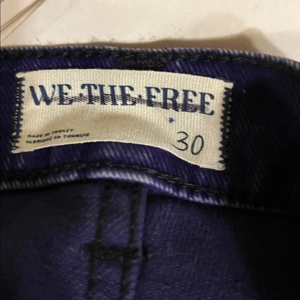 Free People Tinslely Baggy High Rise Straight Leg Pants